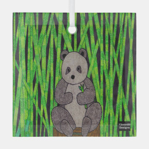 Panda - Ornement en Verre
