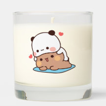 Panda ours couple, Cute bubu et dudu câlins amour