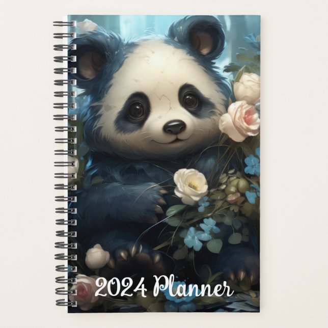 Panda Ours et Fleurs (Devant)