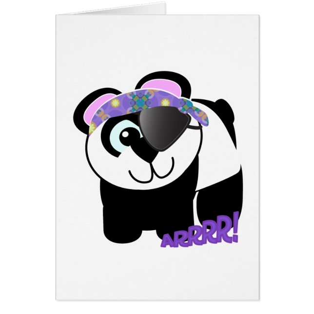 Panda pirate mignonne Goofkins (Devant)