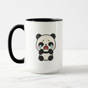 Panda Pleurant - Cute Sad Panda Coffee Mugs Tea Cu