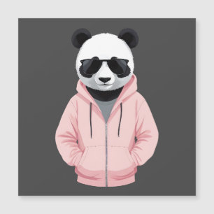 Panda Portant un Sweat - shirt à capuche drôle Coo