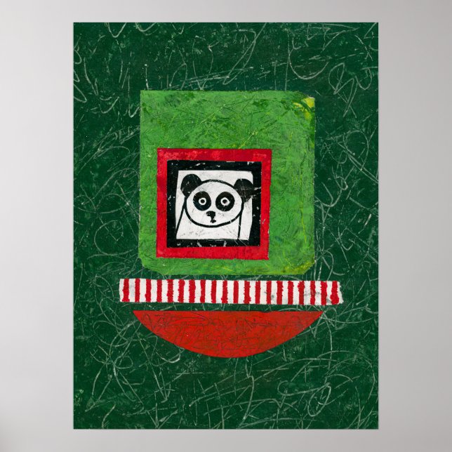 Panda Poster non préparé Poster Wall Art (Devant)