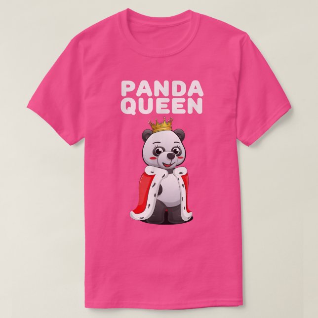 Panda Queen filles Panda Tshirt femmes Panda (Design devant)