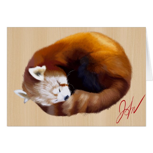 panda rouge (Devant horizontal)