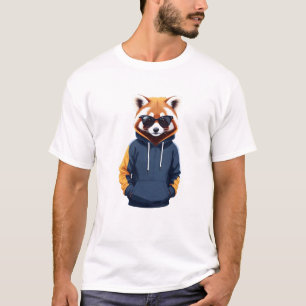 Panda rouge porter Sweat - shirt à capuche drôle C