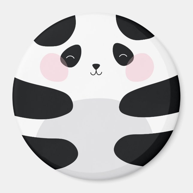 PANDA ROUND MAGNET (Devant)