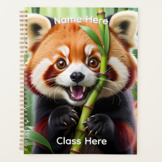 Panda roux personnalisé de style Kawaii mignon