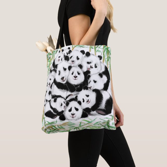 Panda Sac fourre-tout Happy Famiy - Drôle (De près)