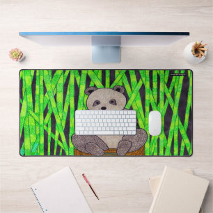 Panda (simple) - Tapis de bureau