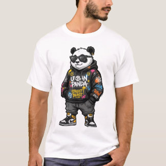 Panda urbain Street Beast Graffiti Sweat à capuche