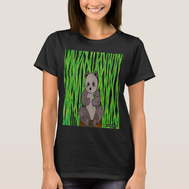 Panda (vif) - T-Shirt basique pour femme (Devant)