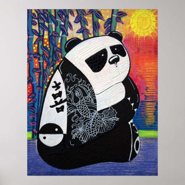 Panda Zen Master Poster (Devant)