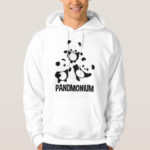 Pandamonium TShirt Funny Panda Bear Pun Tee