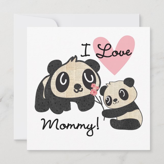 Pandas I Love Maman (Devant)