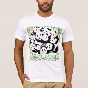 Pandas T-Shirt cadeau Famille Panda