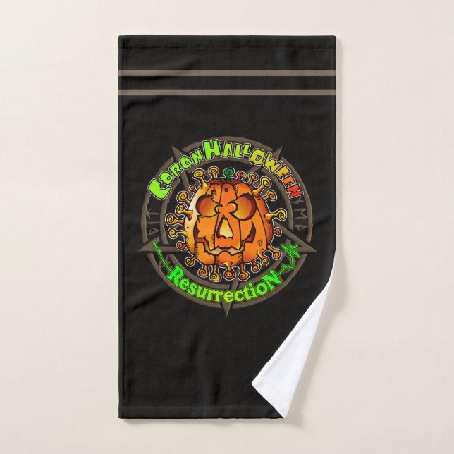 Pandémique Halloween (Serviette à main)