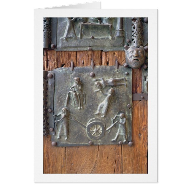 Panel from the left hand door, 12th century (Devant)