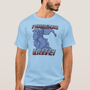 Pangea unissent le T-shirt de géographie