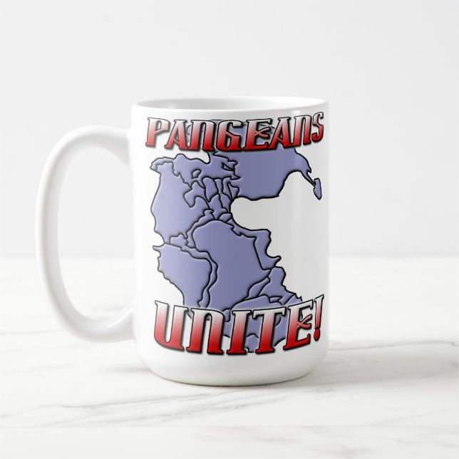Pangea Unite Géographie Mug (Gauche)