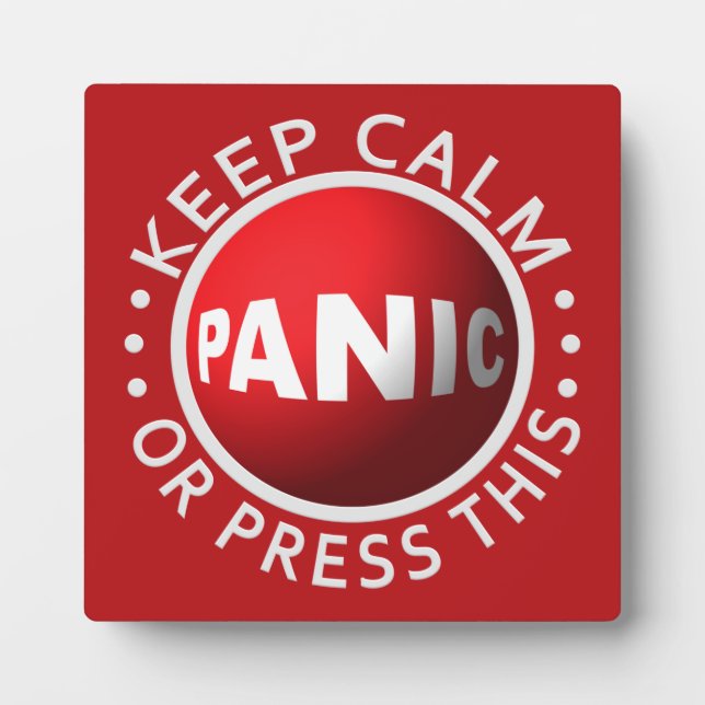 Panic Button plaque (Devant)