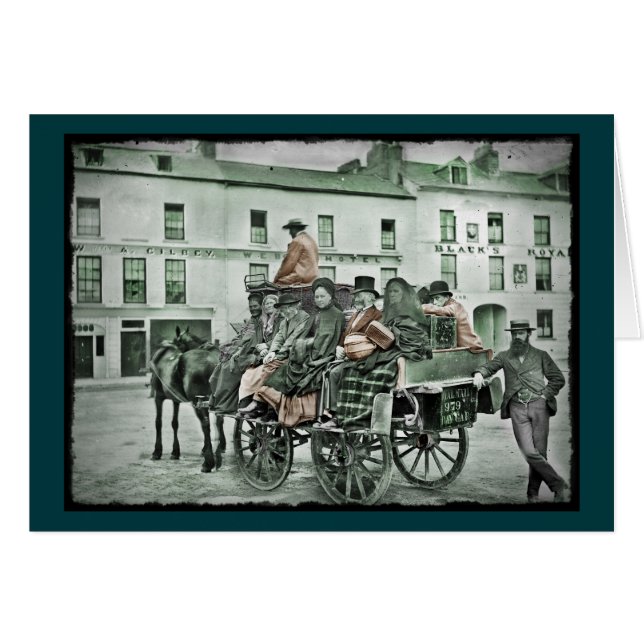 Panier de courrier à l'ancienne (Devant horizontal)