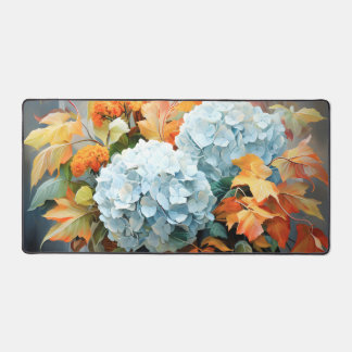 Panier de fleurs d'automne à l'aquarelle rustique