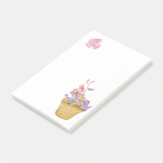 Panier de fleurs Post-it