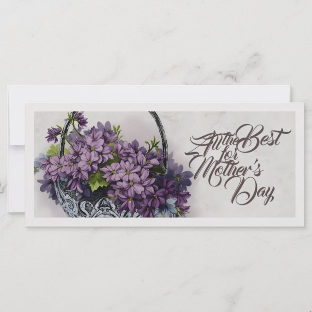 Panier de Fleurs Vintage – Épanouissement de la Fê (Devant)