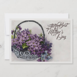 Panier de Fleurs Vintage – Épanouissement de la Fê