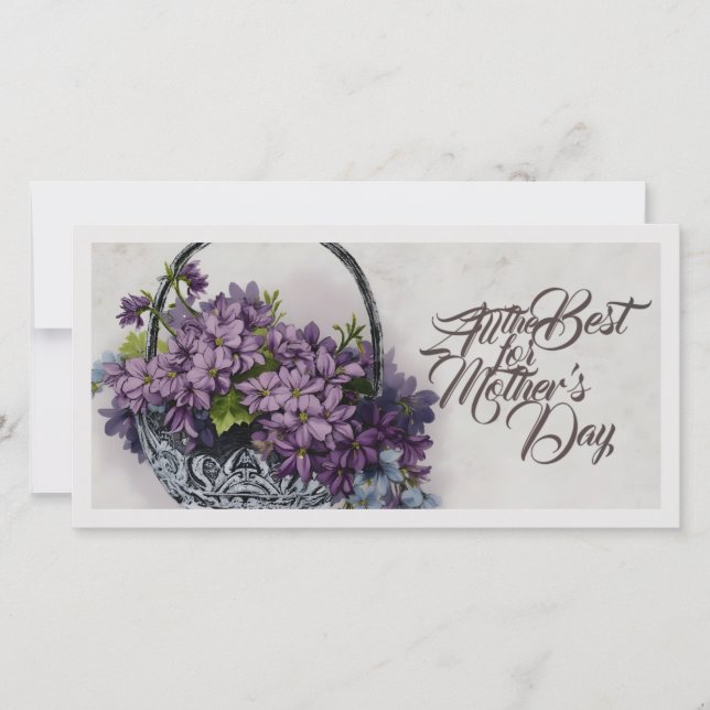 Panier de Fleurs Vintage – Épanouissement de la Fê (Devant)