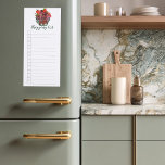 Panier de fraises Épicerie Liste de contrôle des a<br><div class="desc">Faites vos listes d'achats en style avec ce bloc-notes personnalisable d'épicerie, de planification de repas ou de liste de choses à faire. Customisez ou ajoutez du texte pour répondre à vos besoins. Conservez ou supprimez les lignes et les cases à cocher. Consultez ma boutique pour plus de tailles et de...</div>