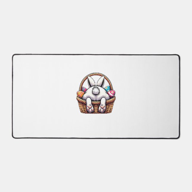 Panier de lapin mignon de Pâques Chasse aux œufs d (Recto)