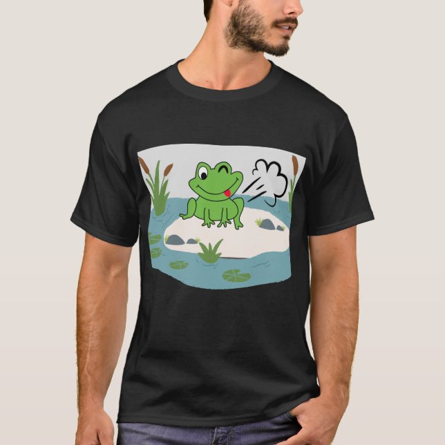 Panier / T-shirt Grenouille Monster (Devant)