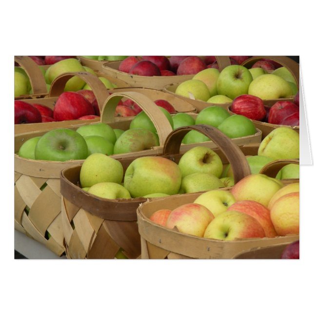 Paniers d'Apple au marché (Devant Horizontal)