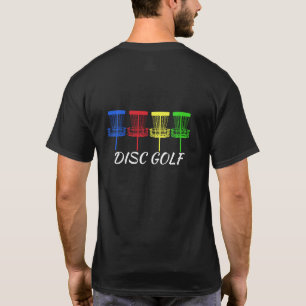 Paniers multi de couleur du T-shirt noir des