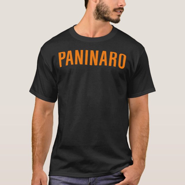Paninaro (orange) T-shirt indispensable (Devant)
