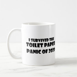 Panique de papier de toilette Mug