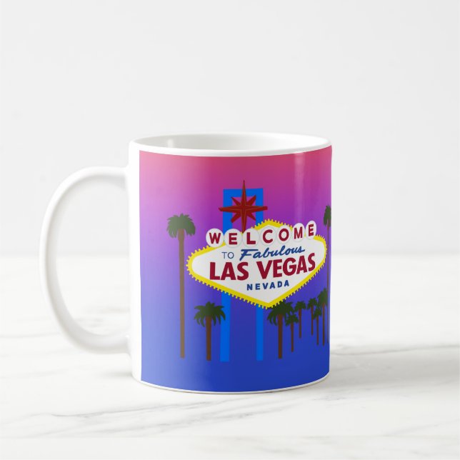 Panneau #3 Mug Bienvenue à Las Vegas (Gauche)