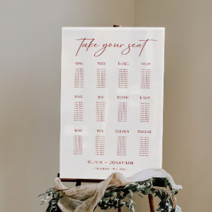 Panneau acrylique blanc Mariage de Noël