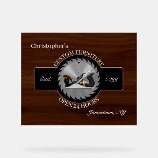 Panneau acrylique du menuisier de meubles en bois