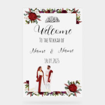 Panneau acrylique Floral Nikkah