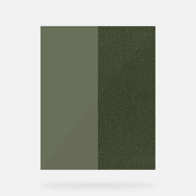 Panneau Acrylique Moss moderne - Personnaliser (Recto)