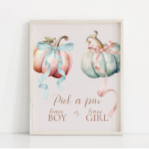 Panneau Automne Citrouilles et vaches Boy ou Girl