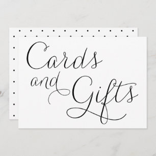 Panneau Black Dainty Script Cartes de mariage et c