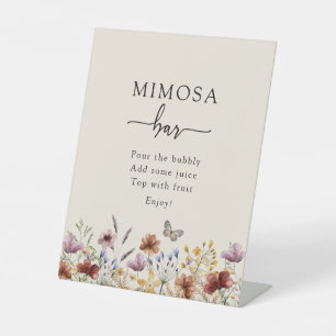Panneau Boho Fleur sauvage Mimosa