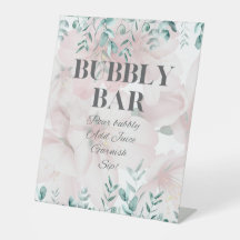 Panneau Bubbly Bar - Fêtes de Mariage Événements