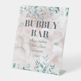Panneau Bubbly Bar - Fêtes de Mariage Événements
