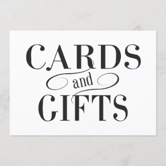 Panneau Cartes de Mariage & Cadeaux