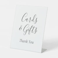 Panneau Cartes de mariage et cadeaux